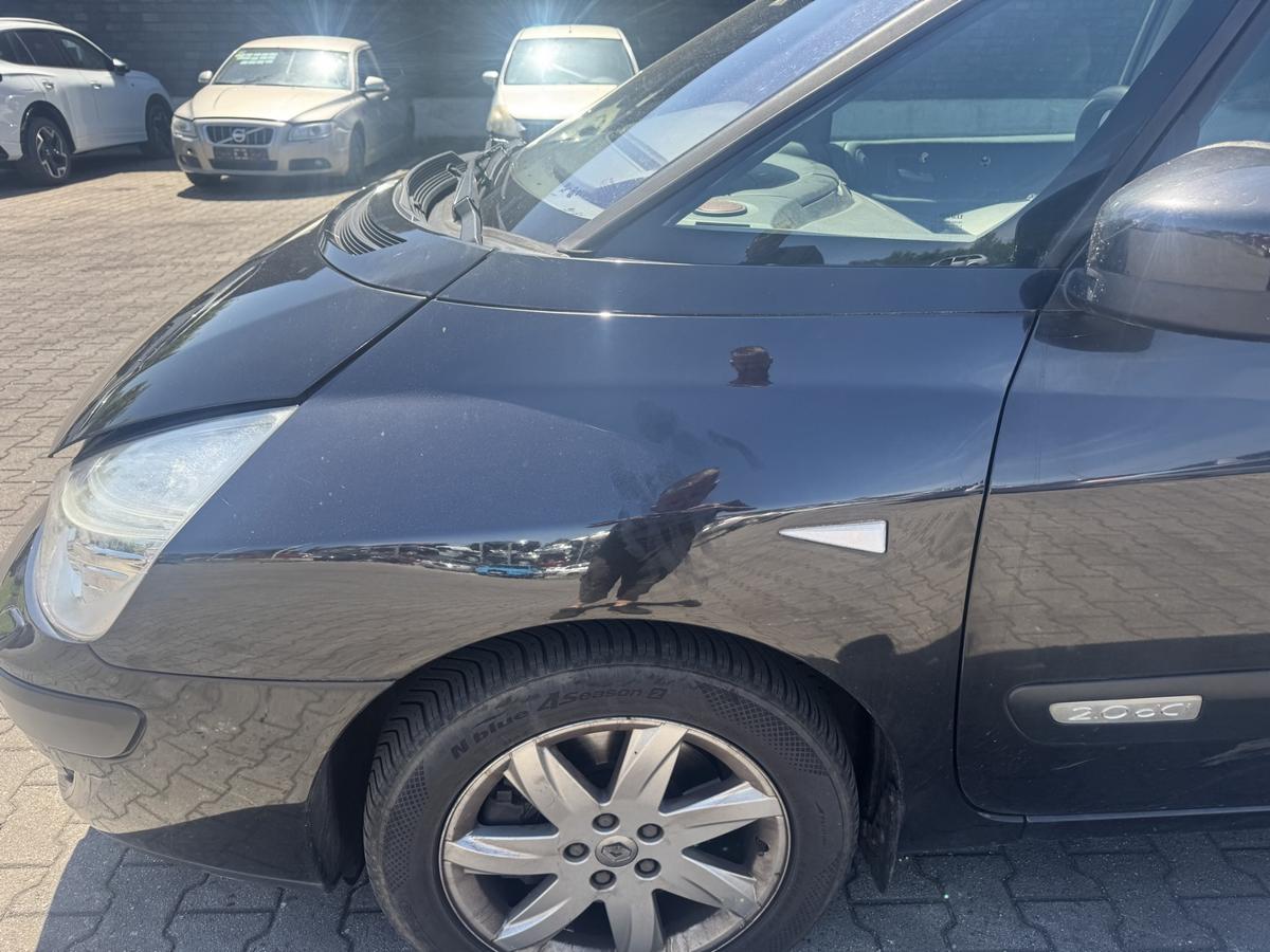 Renault Espace 4 original Kotfl&uuml;gel vorn links NV676 Schwarz Bj.2011